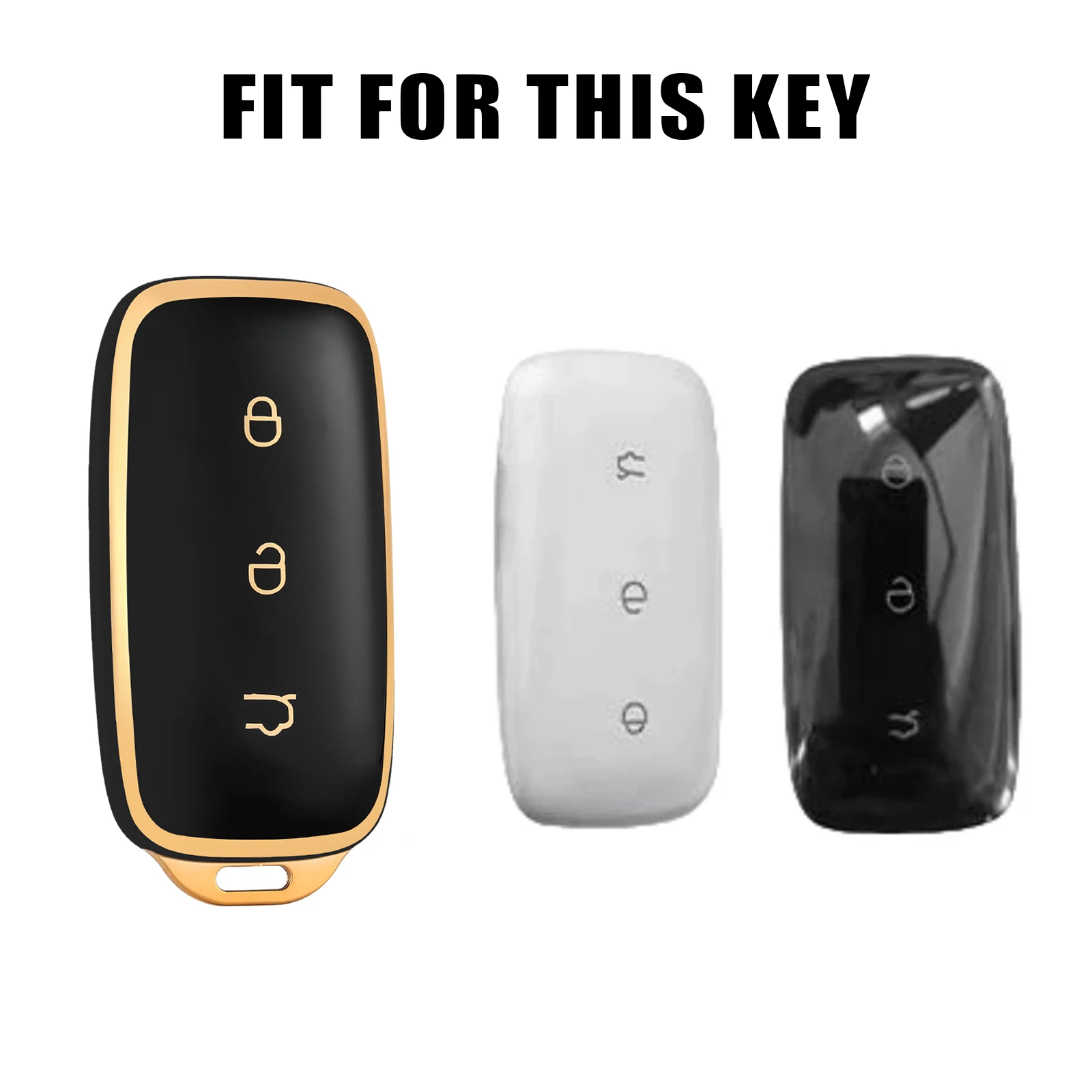 Premium Key Case Cover with Buckle - Luxurious Gift