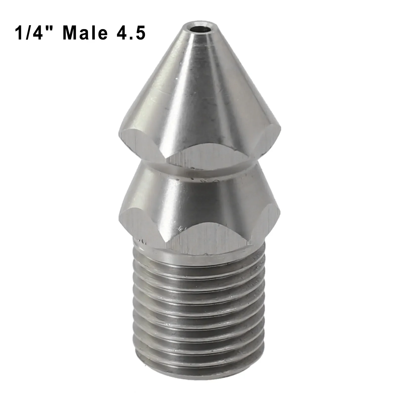 1/4"M BSP Pressure Washer Drain Sewer Cleaning Pipe Jetter Spray Nozzle 4 Jet Suitable For Pipe Cleaning Machine