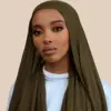 Nouveau Hijab en rayonne froissé pour femmes, écharpe musulmane, châles longs, Turban islamique solide, bandeau Heascarf, bandeau Ramandan