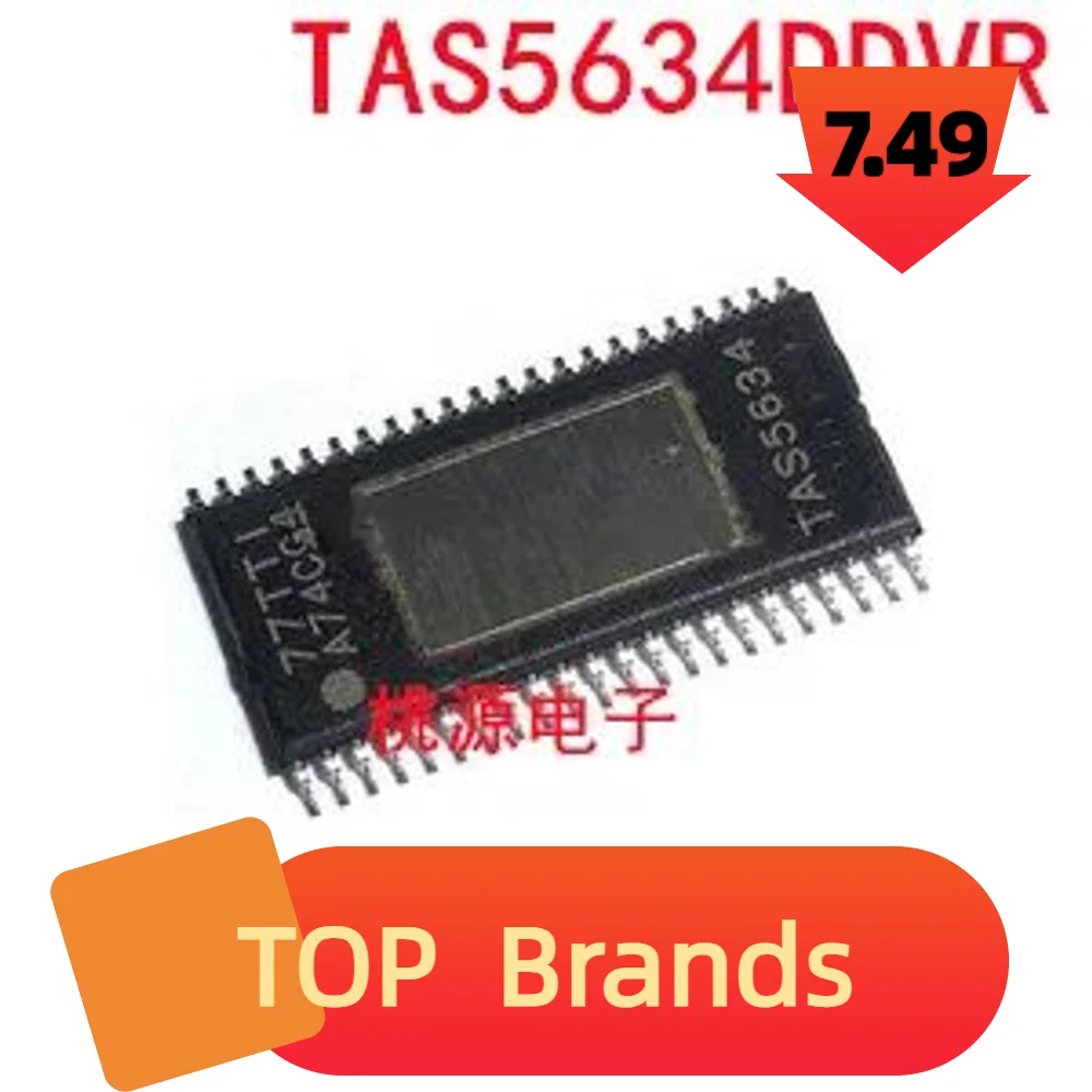 

1-10 шт., TAS5634DDVR, TAS5634, фотоэлемент, тонкие материалы, 100% качество, IC чипсет, новый оригинал