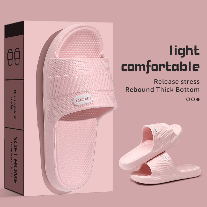 Thick soled sandals for women in summer, couple's home, indoor bathroom, shower, non slip, outdoor slippers for men