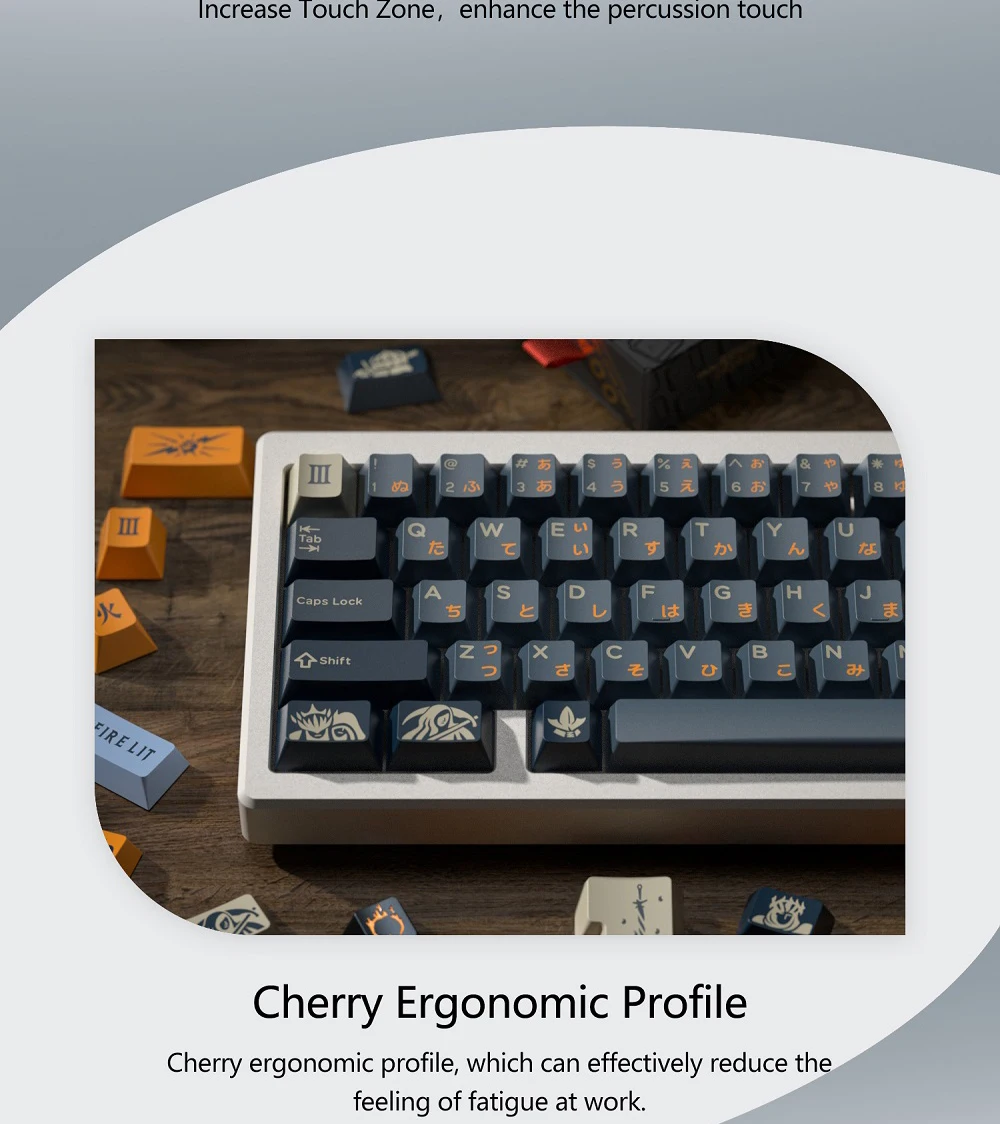 doubleshot keycap para mx stem teclado poker