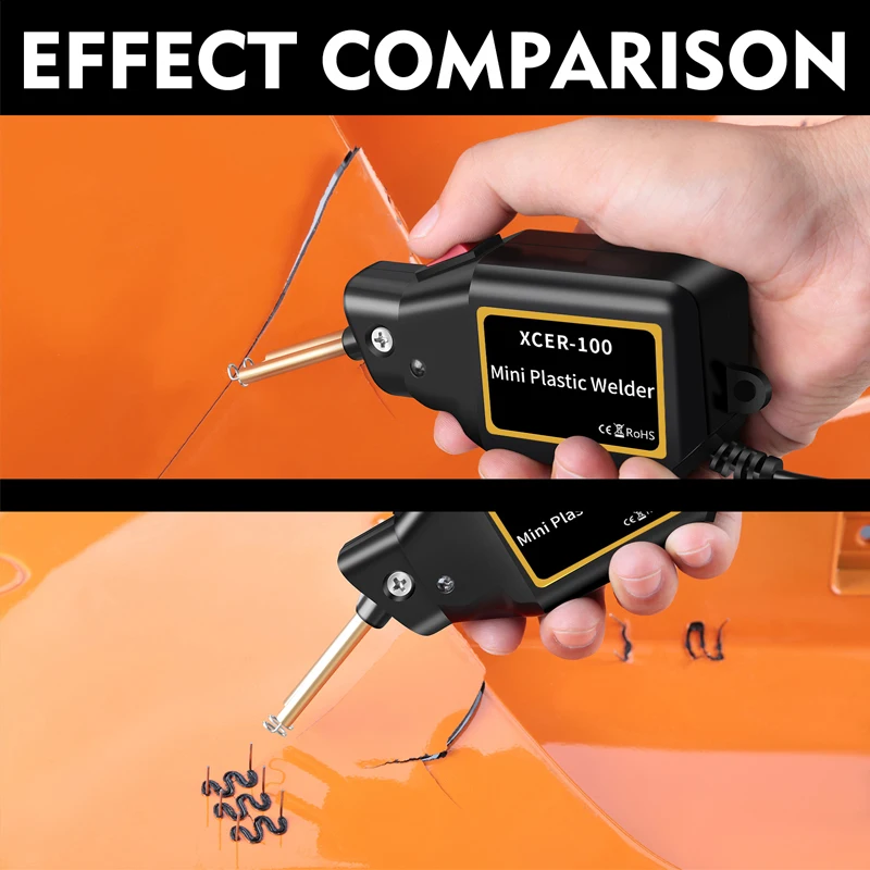 

2023 Plastic Welder 100W Heat Gun Hot Stapler Plastic Welding Machine Bumper Soldering Iron Staples Bumper Repair Car Tools Kit