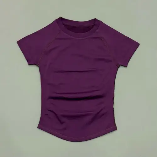 HISTELLO Sport Short Sleeve Top Seamless Yoga Leotard Clothing Women Running Sports T Shirt Workout Shirts Fitness Sports Vest - Image 10
