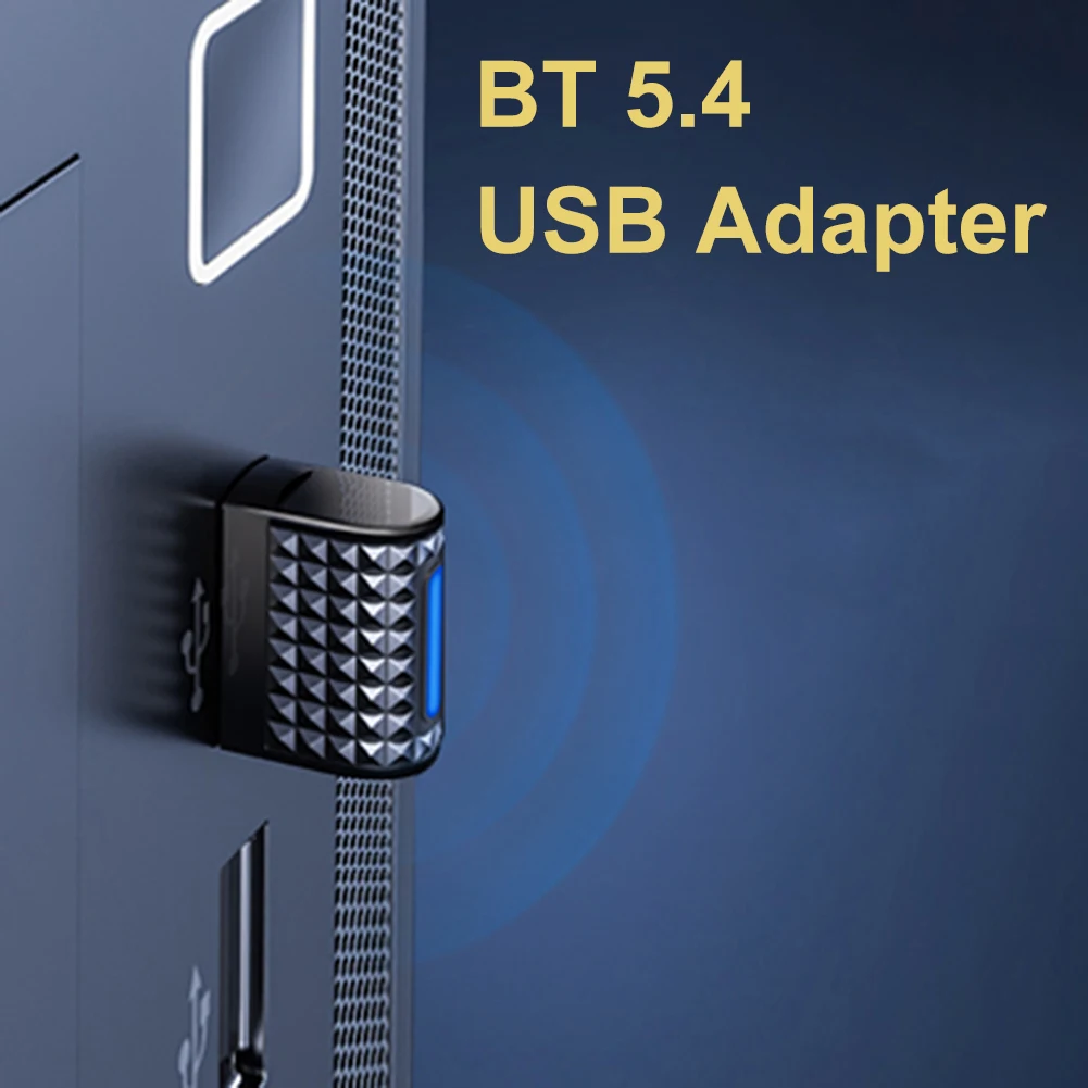 BT 5.4 어댑터 무선 BT 송수신기 플러그 앤 플레이 PC 마우스 키보드 헤드폰 스피커용