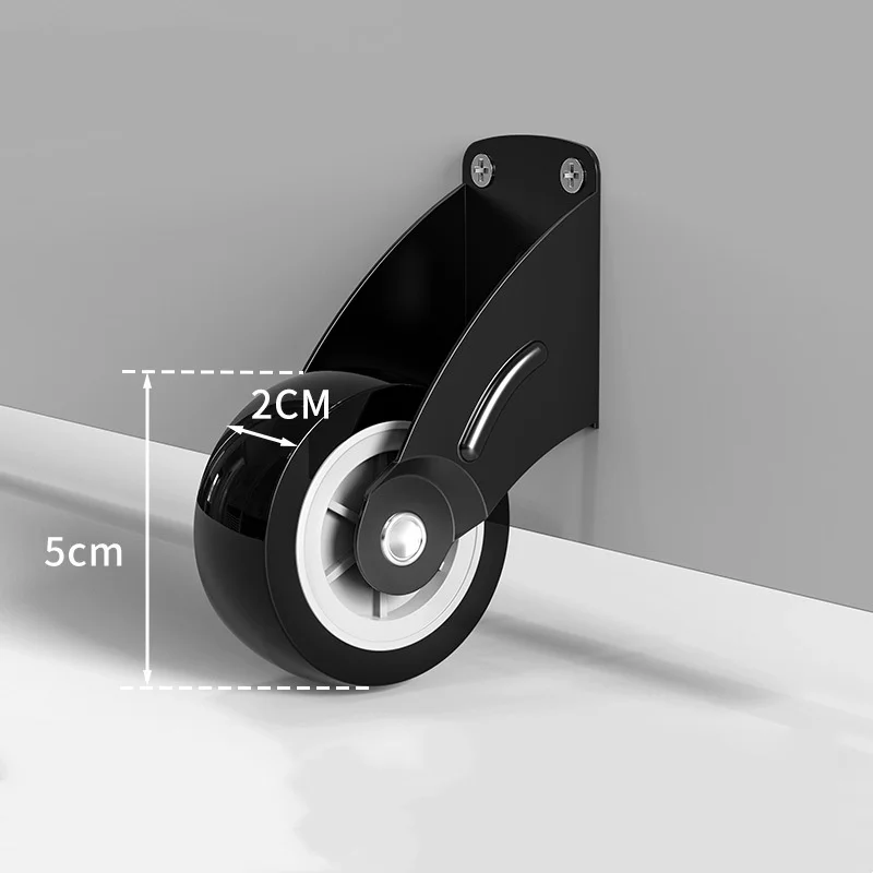 Ruote di Supporto Inferiori per Mobili, Rotelle Direzionali per Carrelli, Cassetti e Mobili da Cucina - immagine 2