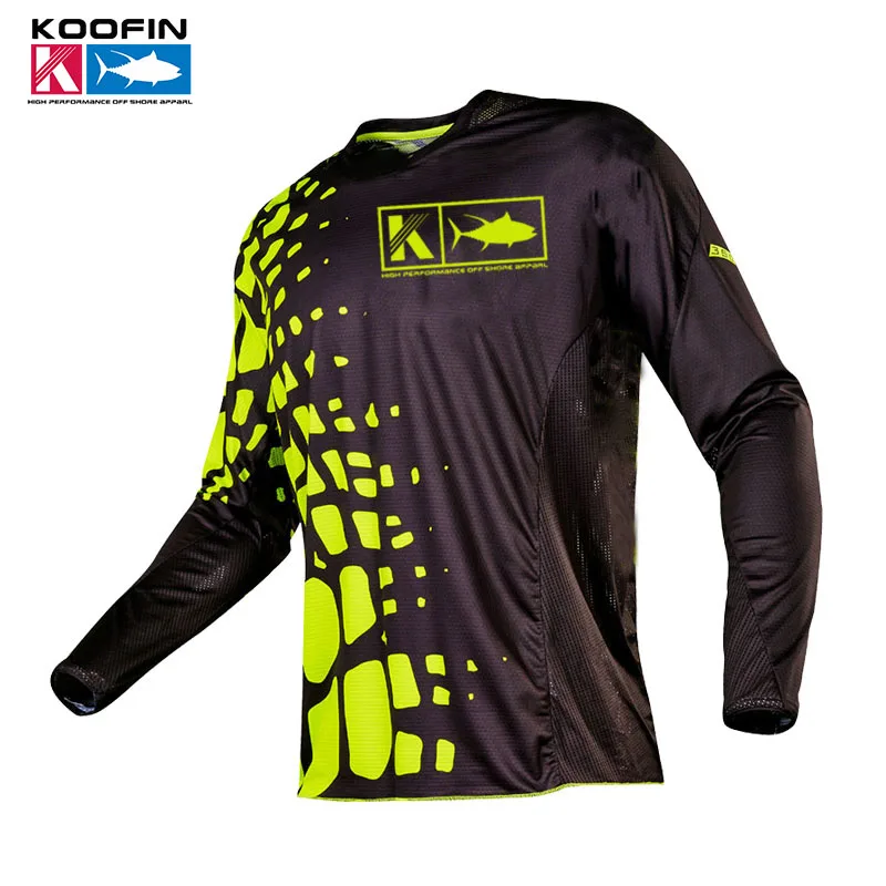 2023 KOOFIN Fishing T shirt Fishing Shirt For Men Long Sleeve Uv