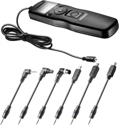 Neewer 6-in-1 Timer Shutter Release for Canon 700D 650D 550D 60D 7D Nikon D4 D300s D700 D800 Sony A7 A7S A7R A5000 A5100 A6000