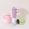 14oz Car Mug with Handle Double-layer Vacuum Coffee Cup Portable Sport Water Bottle 304 Stainless Steel Travel Thermal Cup 4