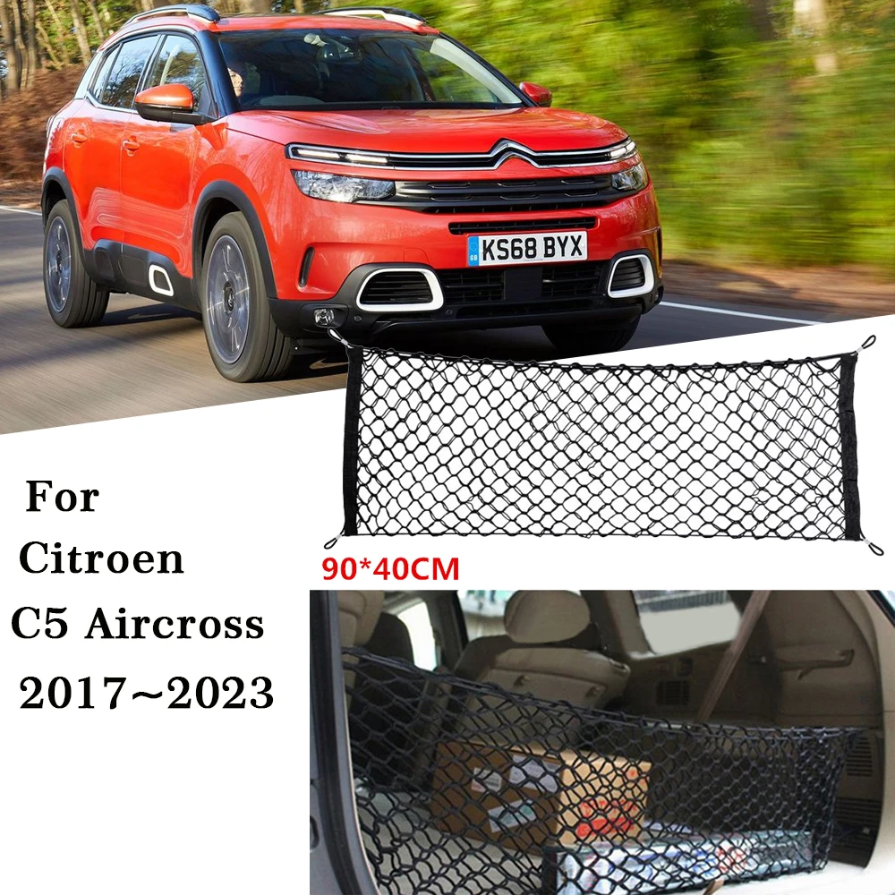 Car Rear Trunk Net for Citroen C5 Aircross 20172023 Luggage Net Cargo