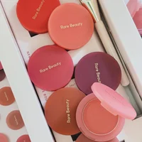 Rare Beauty - Blush crème double usage, fini mat naturel, effet givré, waterproof, adapté au visage, maquillage longue tenue 3