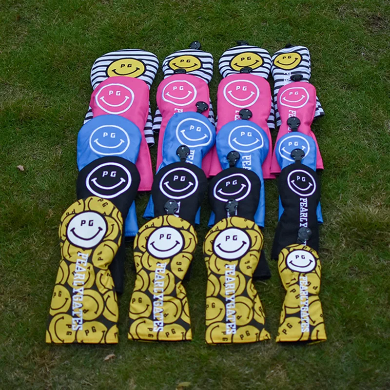PG Smiley головные уборы для гольф-клубов водителя железная искусственная бархатная