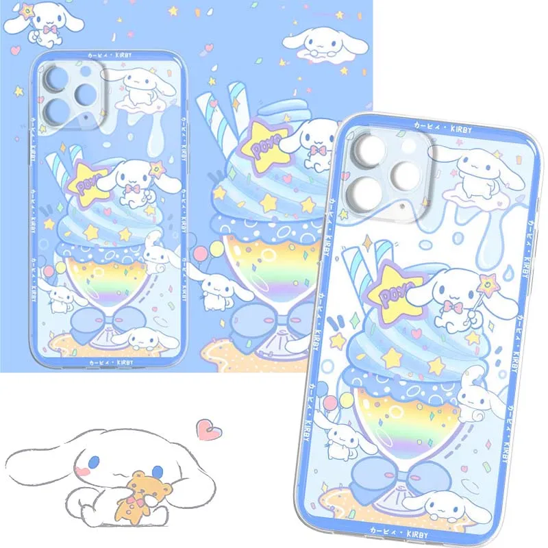 Чехол для телефона Kawaii Cinnamorol Apple подушка безопасности защита от падения