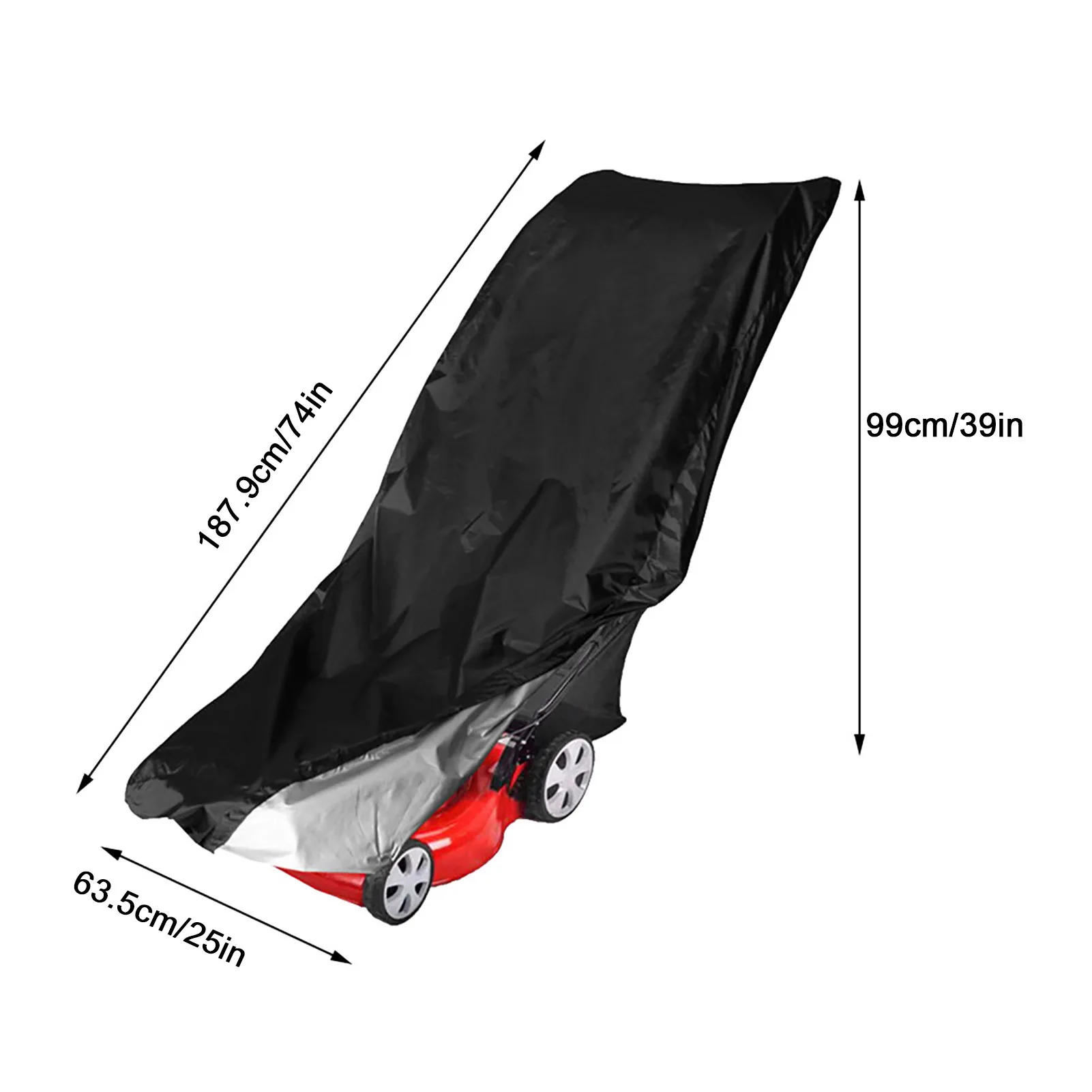 Garden Mower Cover Waterproof Dustproof Outdoor