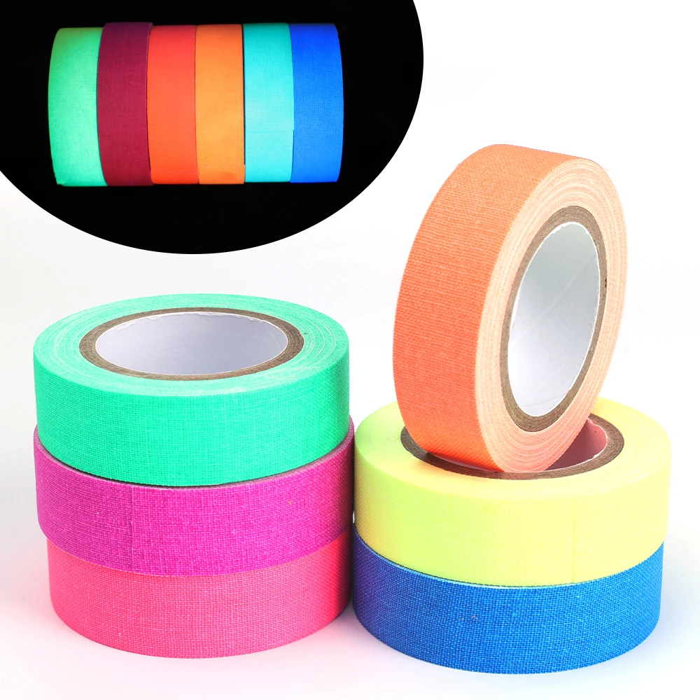 5M Luminous Tape Colorful Self-adhesive Glow Cotton Tape Glow In Dark  Safety Warning Security Stage Home Party Ornament Supplies - AliExpress