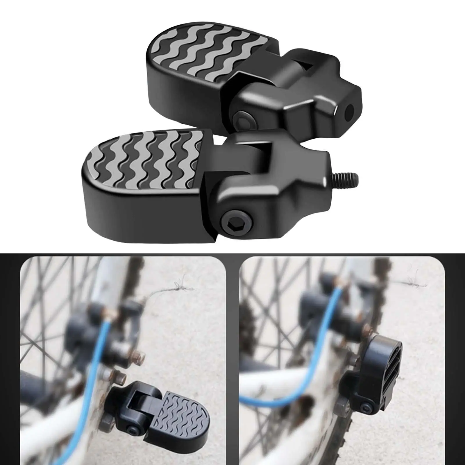 Cubo RFR Flat SL 2.0 Pedale Bicicletta Grigio Alluminio MTB Dirt