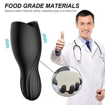 10 Modes Penis Delay Trainer Vibrator Male Masturbator Automatic Oral Climax Sex Glans Stimulate Massager Adult Sex Toys for Men 6