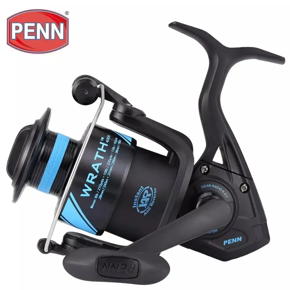 Penn Wrath Spinning Fishing Reel, 100% Original, Saltwater Spinning,  2500-8000, 3BB, 6.2:1, 5.3:1 Ratio