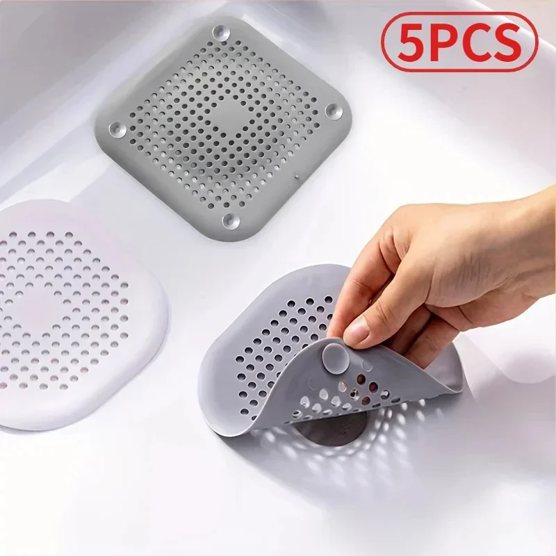 Shower Drain Plug Hair Filter Shower Drain Plug Kitchen Sink Strainer Bathtub Shower Floor Drain Stopper