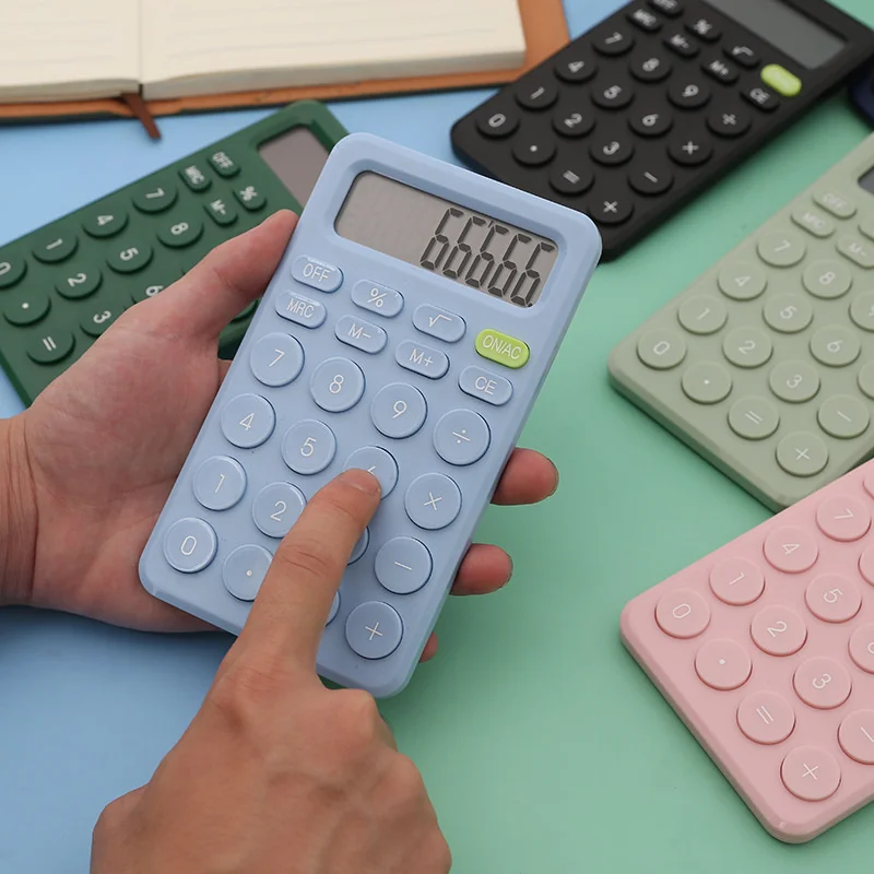 

Настольный мини-калькулятор с 8 цифрами и большими кнопками, инструмент для счета финансов и бизнеса, подходит для школьников и студентов, товары для мелкого бизнеса