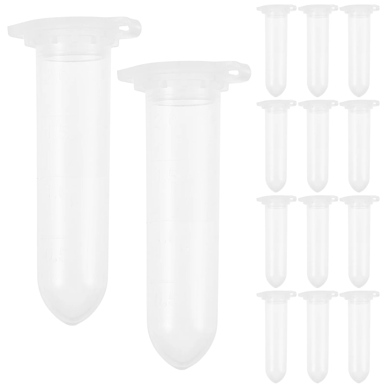 

Experiment Centrifuge Tube Centrifugal Vials Small Testing Tubes with Cap Laboratory Micro Supplies for