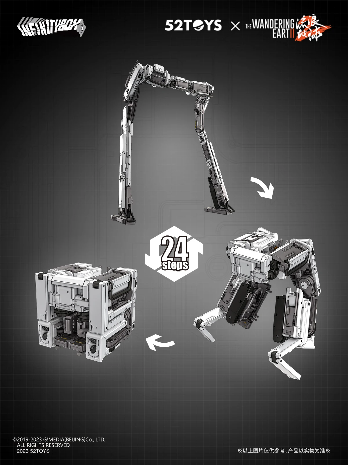 [輸送箱未開封](レビュー有り)ファンタジー アルファベットシリーズ 02RT 52TOYS INFINITYBOX IB-02 FRAMER Deformation Robot