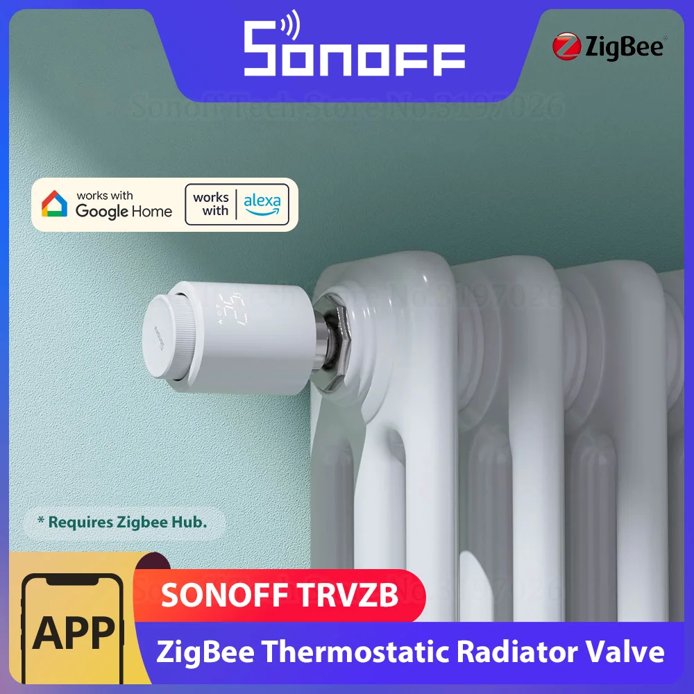 SONOFF ZigBee TRV Thermostat Smart Radiator Valve Smart Temperature  Controller