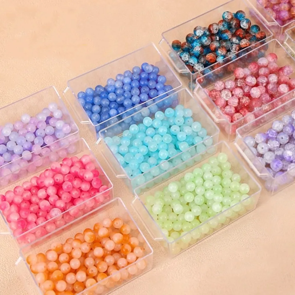 Acrylic Large Capacity Drawer Transparent Divided Beaded Storage Box DIY Handmade Jewelry Display Box