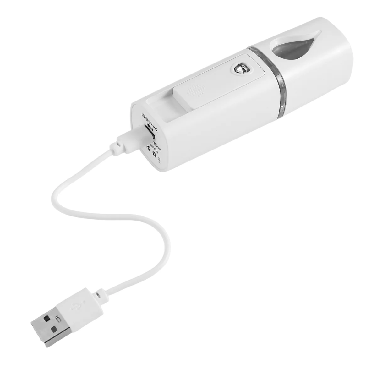 Portable Nano Mister Mini Steamer Atomization Eyelash Extensions with Mirror White