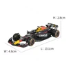 Bburago 1:43 Redbull 2024 RB20 #1 #11 F1 Racing Formula Car Static Simulation Diecast Alloy Model Car 3
