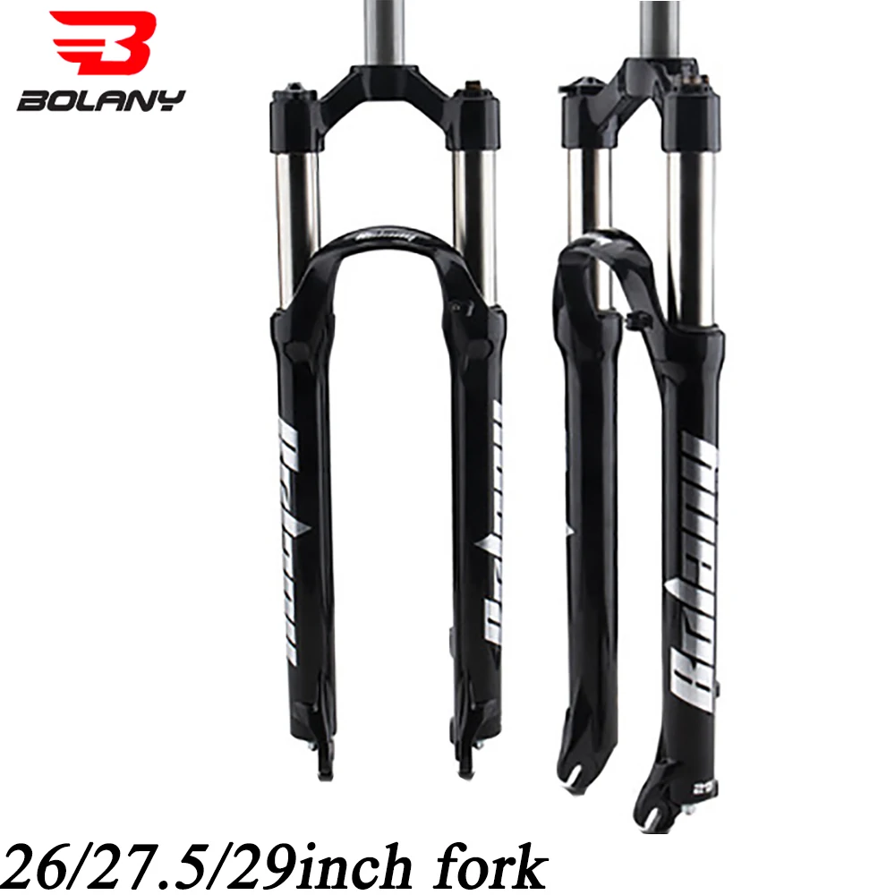 Bolany Mountain Bike Front Fork 26/27.5/29 inch Bicycle Shock Absorber