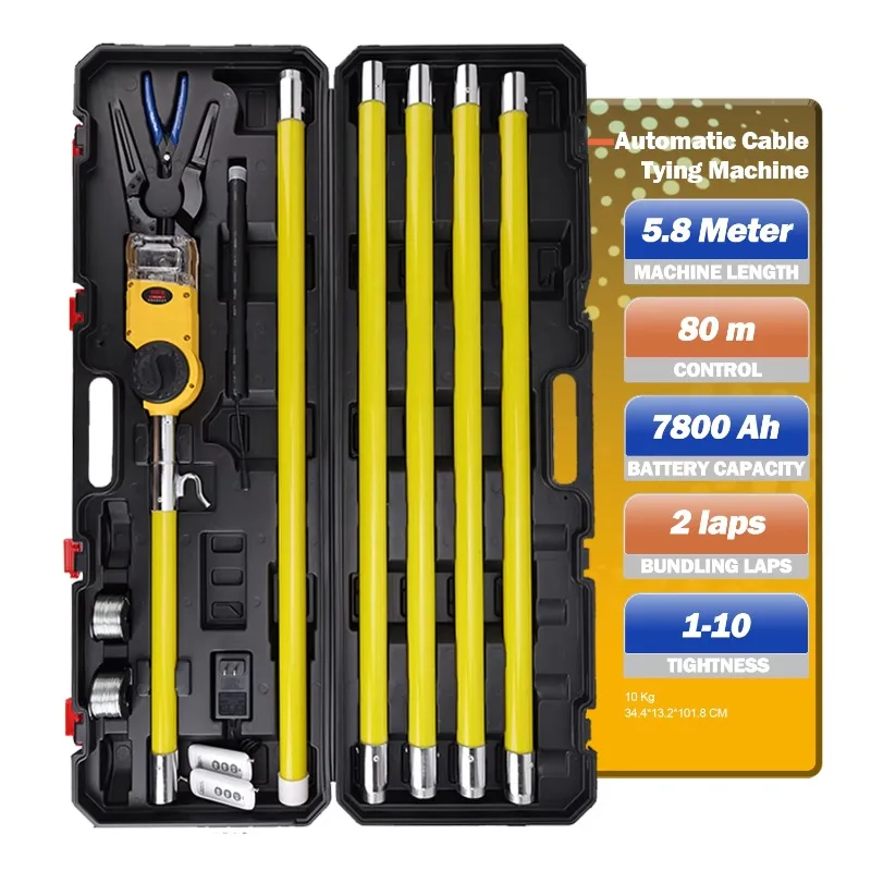 Cable Tying Instrument TH Automatic Cable Tying Machine Optical Cable Binding High Altitude ...