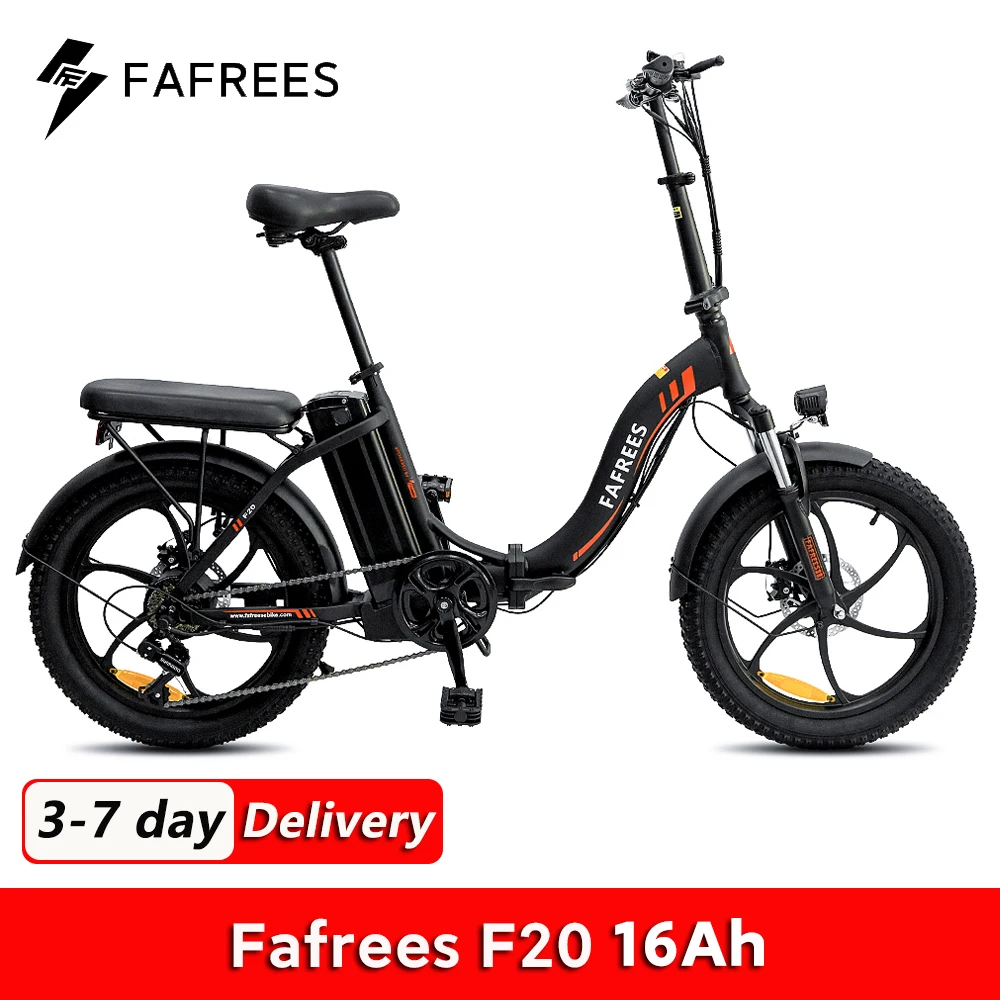 Fafrees F20 Bicicletta Elettrica Pieghevole 250W 36V 16Ah Mtb Mountain Bike Outdoor Fat Ebike Per Adulti