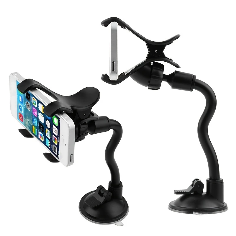 Universal Dashboard Curved Phone Car Suction Cup Mount Holder By 360 Degree Rotation For IPhone