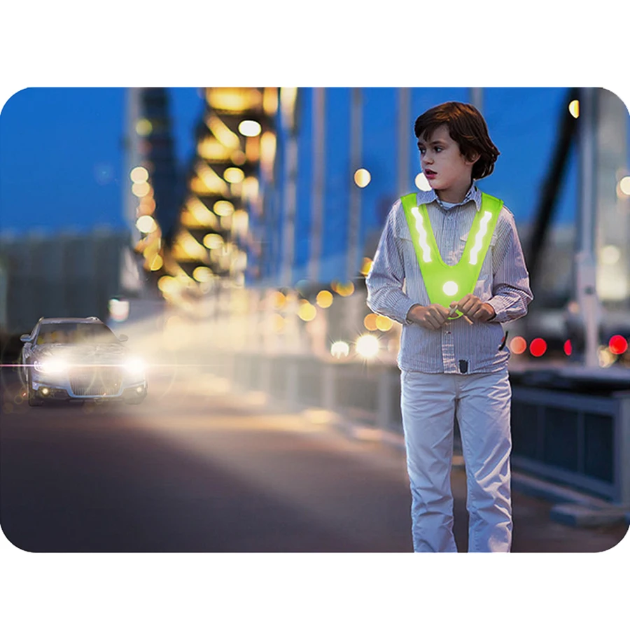 Children Reflective Security Vests Safety High Visibility Reflective Vest Traffic Night Outdoor For Running Cycling Sports high visibility vest reflective vest safety vest