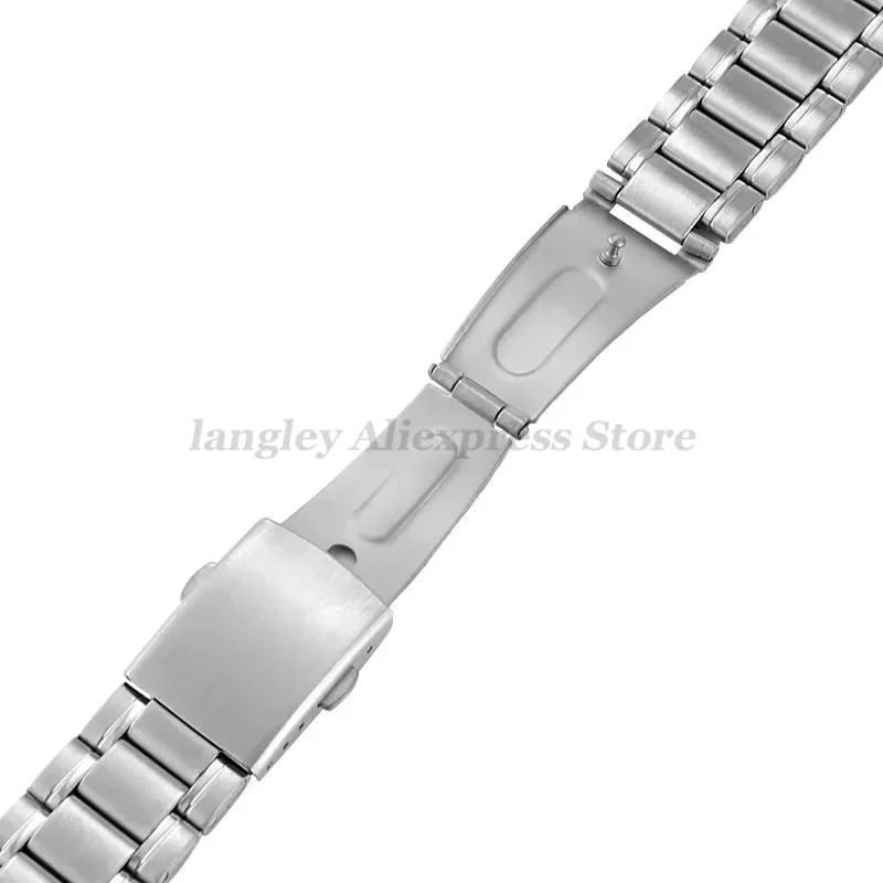 Stainless Steel Lightweight Watch Band with Clasp Closure