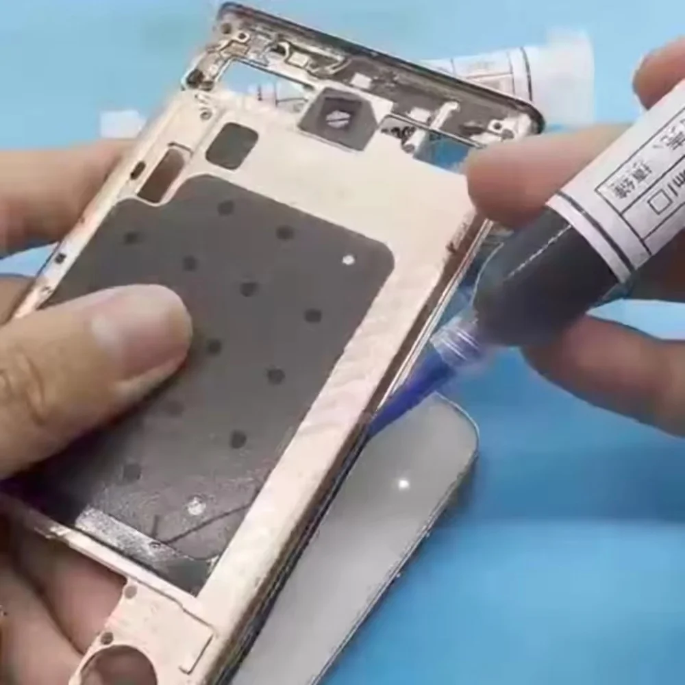 Lanrui 10ml 30ml Middle Frame Back Cover Glue Sticker For Mobile Phone Middle Frame LCD Screen Rework Adhesive Liquid Repair 3