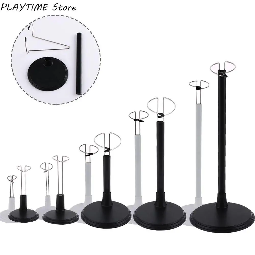 

Cute Adjustable Metal White/Black Doll Dummy Puppet Wrist Stand Holder Bracket Support Dollhouse Accessory Toy Display Kid Gift