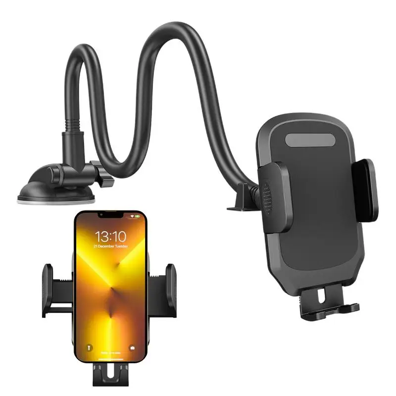 

Suction Cup Car Phone Holder Adjustable Phone Stand With Suction Cup Auto Necessities For Minivan Racing Car Off-Road Vehicle