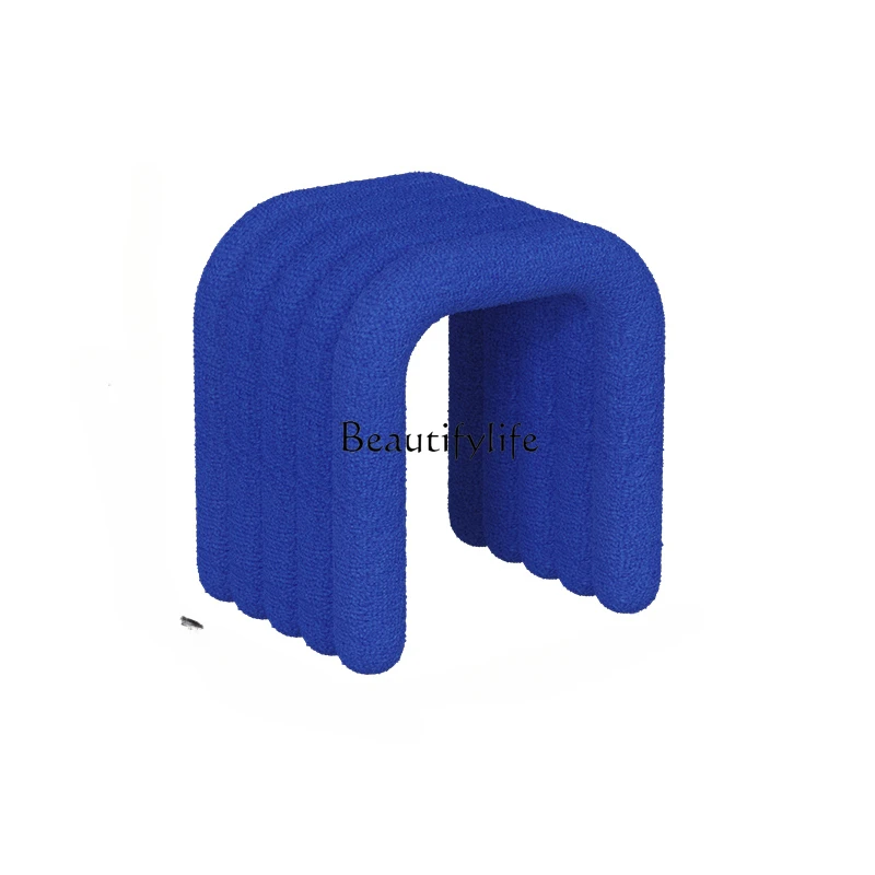 

Bedroom Dressing Living Room Short Stool Window Shooting Props Wind Makeup Shoe Changing Stool
