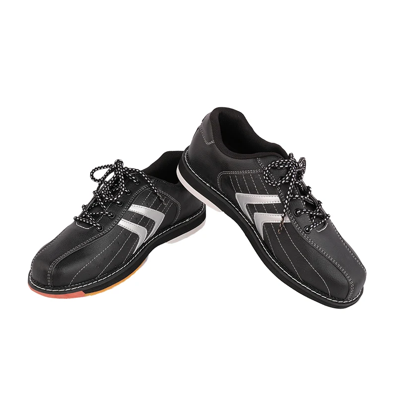 Men Professional Bowling Shoes Male Breathable Anti-skid Sneakers Men Lace-up Lightweight Bowling Trainers Athletic Shoes 38-47