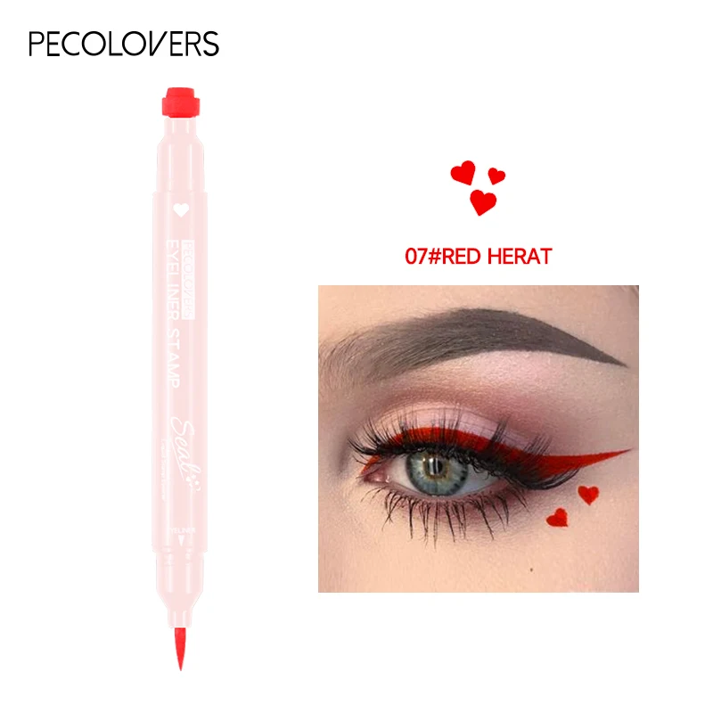 Star Liquid Eyeliner Black Moon Stamp Eyeliner Pencil 2 in 1 Waterproof Long-lasting Easy Applying Eye Eyeliner Pen Makeup_voghion.com