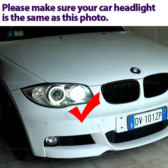 Ampoules LED de voiture Angel Eye Marker, Lampes de sauna, BMW Série 1, E81,  E82, E88