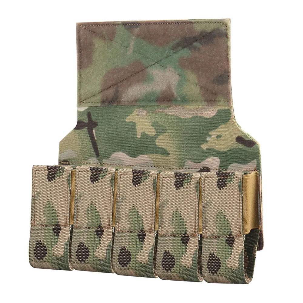Tactical M203 Grenade Pouch 40mm 5 Holder Airsoft MK3 MK4 D3CRM Military Chest Rig Grenade Pouch Outdoor Hunting CS Game Gear