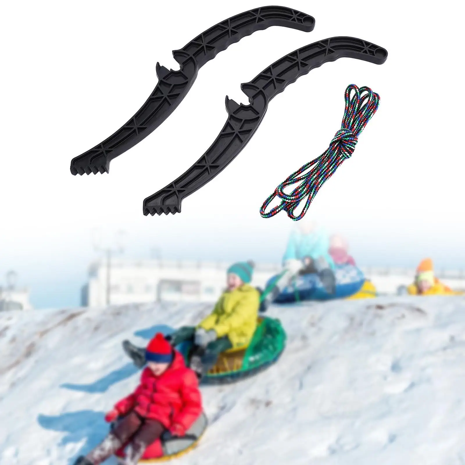 1 Pair Ski Sleds Brake Pads Replacement for Sledding Outdoor Outdoor Sleigh