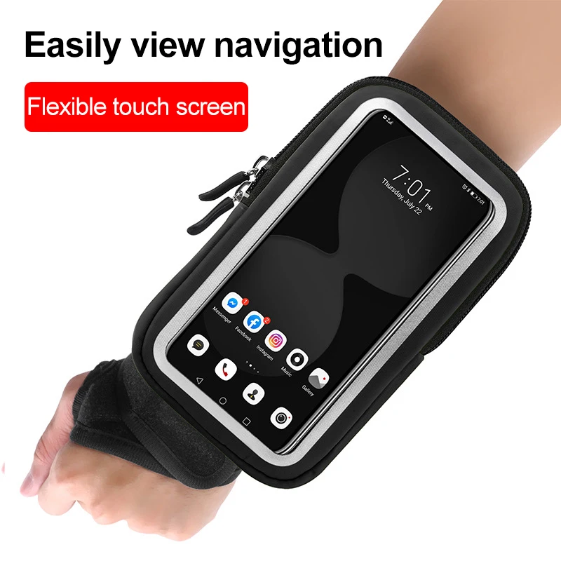 Touch-screen Multifunctional Wrist Bag Armband On The Phone Wrist Armbands mp3 mp4 Bags Sports Cell Phone Holder Running Sports phone armband mobile phone armband phone arm band sports arm bag