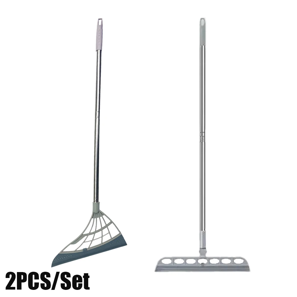 2PCS Silicone Broom Squeegee Set 1