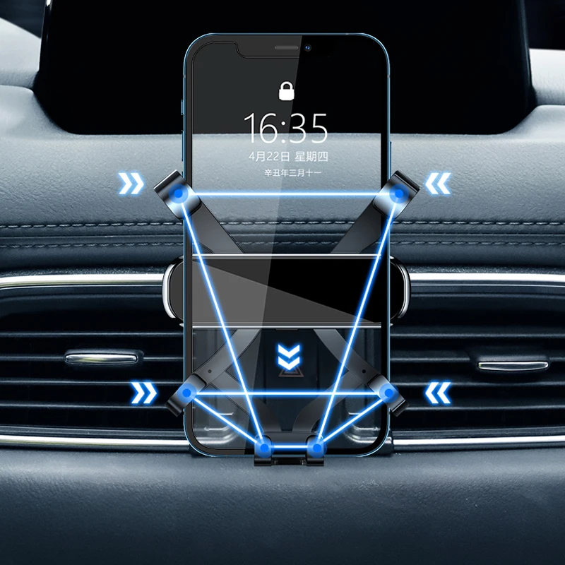 Mobile Phone Holder Car Styling Bracket GPS Stand Rotatable For Mazda CX5 CX 5 KF CX 8 KG