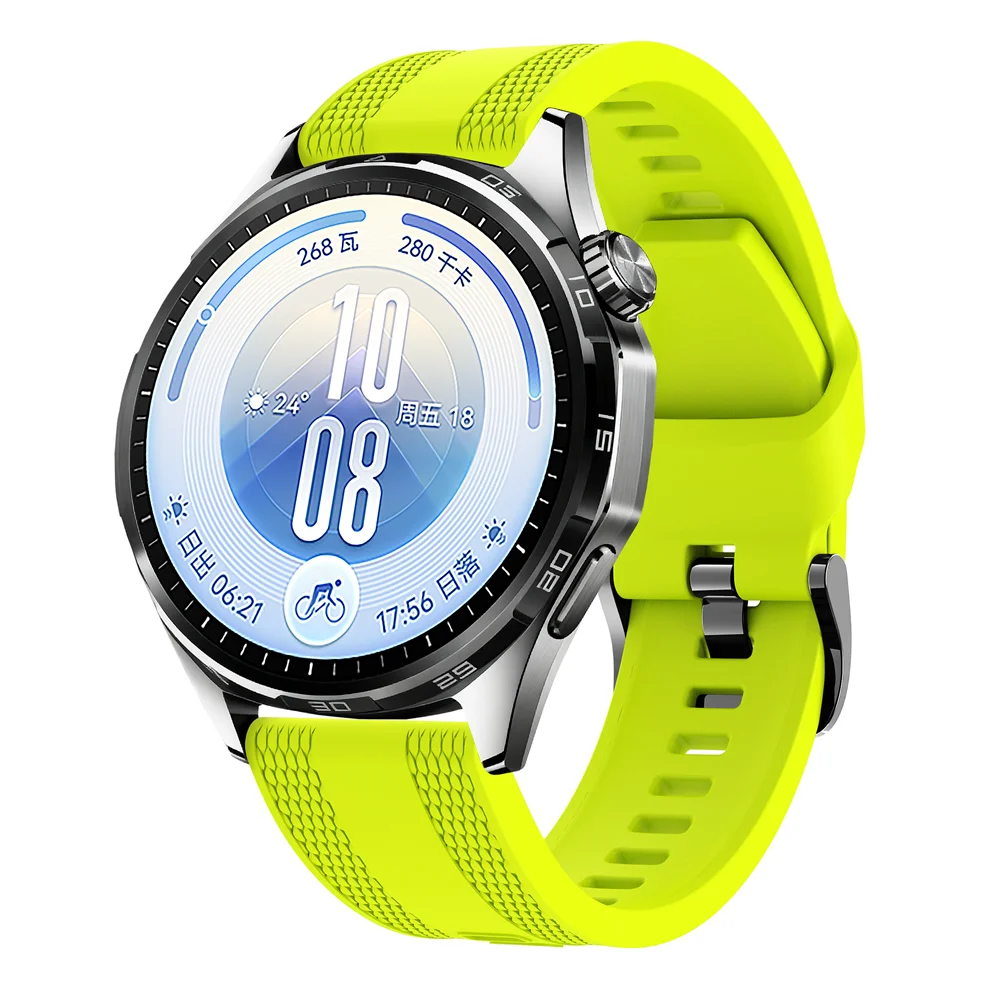 Premium 22mm Silicone Watch Strap - Versatile Fit for Various Garmin Models