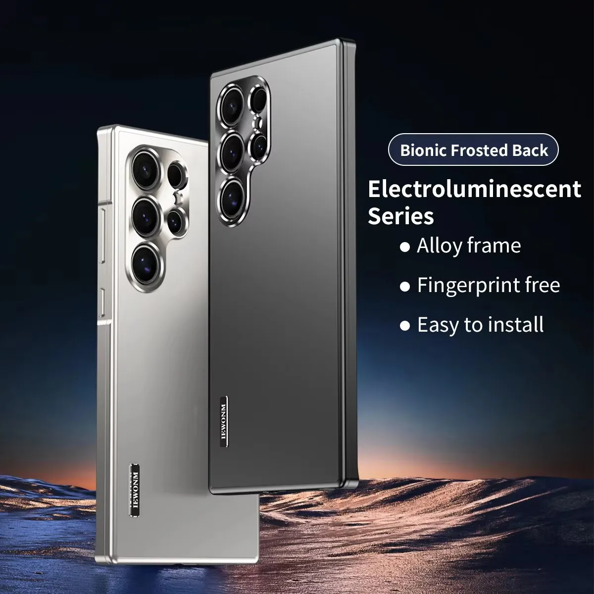 Ultra-Slim 2-in-1 Magnetic Metal Alloy Protective Phone Case